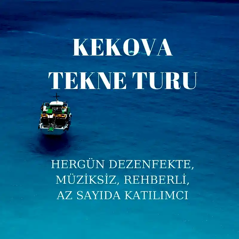 kekova tekne turu