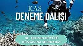kaş deneme dalışı