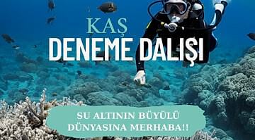 kaş deneme dalışı