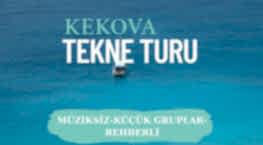 kekova tekne turu