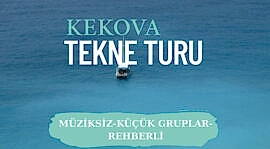 kekova tekne turu